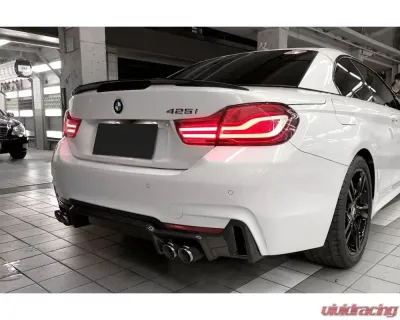 Carbonado CFRP ECC Style Rear Lip - M-Tech Only BMW 4 Series F32 | F33 2013-2020 - CF3231ECC.RD