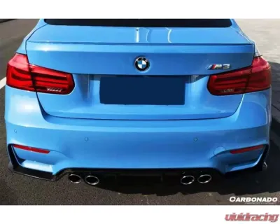 Carbonado CFRP D Style Rear Diffuser BMW M3 F80 | M4 F82 2014-2020 - CF3234D3.RD