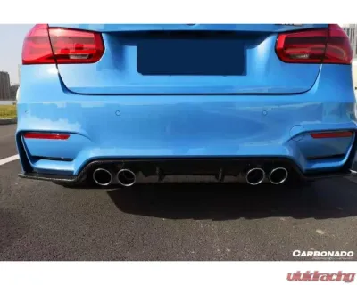 Carbonado CFRP D Style Rear Diffuser BMW M3 F80 | M4 F82 2014-2020 - CF3234D3.RD
