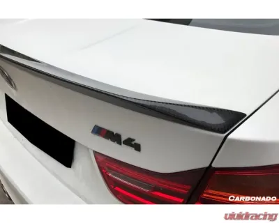 Carbonado CFRP 3D Style Trunk Spoiler BMW M4 F82 Coupe 2014-2020 - CF3234D3.TS