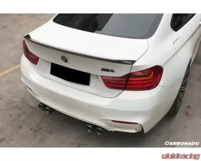 Carbonado CFRP 3D Style Trunk Spoiler BMW M4 F82 Coupe 2014-2020 - CF3234D3.TS