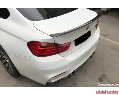Carbonado CFRP 3D Style Trunk Spoiler BMW M4 F82 Coupe 2014-2020 - CF3234D3.TS