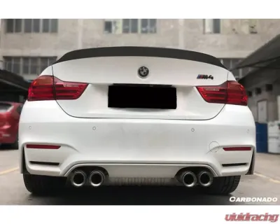 Carbonado CFRP 3D Style Trunk Spoiler BMW M4 F82 Coupe 2014-2020 - CF3234D3.TS