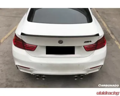 Carbonado CFRP 3D Style Trunk Spoiler BMW M4 F82 Coupe 2014-2020 - CF3234D3.TS