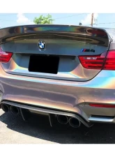 Carbonado CFRP DE Style Trunk Spoiler for BMW M4 F82 Coupe 2014-2020                                     - CF3234LB.TS - Image 8