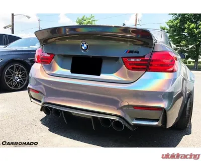 Carbonado CFRP DE Style Trunk Spoiler for BMW M4 F82 Coupe 2014-2020 - CF3234LB.TS