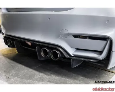 Carbonado CFRP SM Style Rear Diffuser BMW M3 F80 | M4 F82 2014-2020 - CF3234PSM.RD