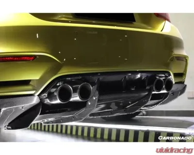 Carbonado CFRP VA Style Rear Diffuser w/ Lip BMW M3 F80 | M4 F82 2014-2020 - CF3234VA-RD