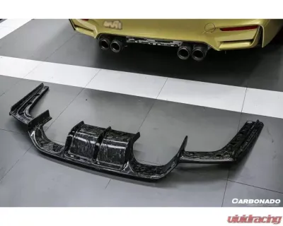 Carbonado CFRP VRS Style Rear Diffuser BMW M3 F80 | M4 F82 2014-2020 - CF3234VRS.RD