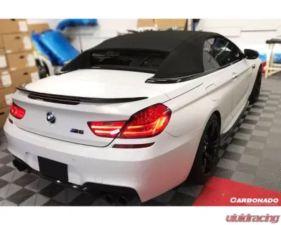 Carbonado CFRP VRS Style Trunk Spoiler for BMW 6 Series F12/M6 Convertible 2011-2018 - CF3332VRS.TS