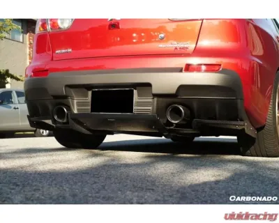 Carbonado CFRP VRS Style Rear Diffuser Mitsubishi Evolution 10 2008-2016 - CF3345VRS.RD