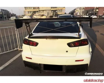 Carbonado CFRP VTC Style Trunk Spoiler for Mitsubishi Evolution 10 2007-2016 - CF3345VTC.W