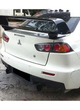 Carbonado Carbonado CFRP VTX Style Trunk Spoiler for Mitsubishi Evolution 10 2007-2016                                     - CF3345VTX.W - Image 6