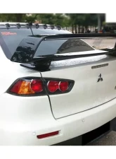 Carbonado Carbonado CFRP VTX Style Trunk Spoiler for Mitsubishi Evolution 10 2007-2016                                     - CF3345VTX.W - Image 7