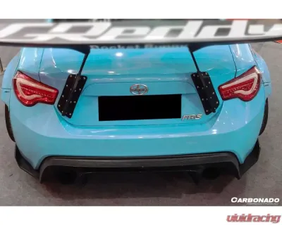 Carbonado CFRP RBY1 Style Rear Lip Scion | Toyota | Subaru 2012-2020 - CF3499RBY.RD