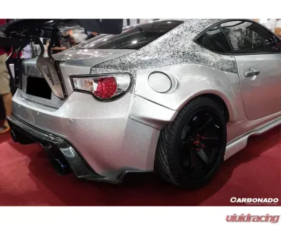 Carbonado CFRP RBY1 Style Rear Lip Scion | Toyota | Subaru 2012-2020 - CF3499RBY.RD