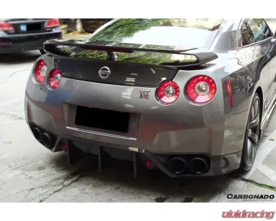 Carbonado CFRP BSE Style Rear Lip Nissan GTR R35 2008-2011 - CF3503BSE.L