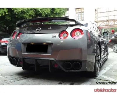 Carbonado CFRP BSE Style Rear Lip Nissan GTR R35 2008-2011 - CF3503BSE.L