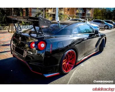 CARBONADO Carbonado CFRP VTX Style Trunk Spoiler for Nissan GTR R35 2008-2021 - CF3503VTX.W