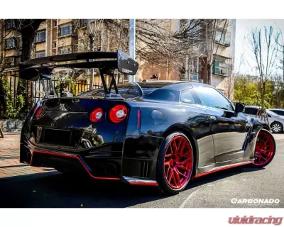 CARBONADO Carbonado CFRP VTX Style Trunk Spoiler for Nissan GTR R35 2008-2021 - CF3503VTX.W