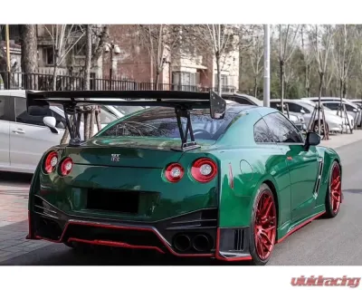CARBONADO Carbonado CFRP VTX Style Trunk Spoiler for Nissan GTR R35 2008-2021 - CF3503VTX.W
