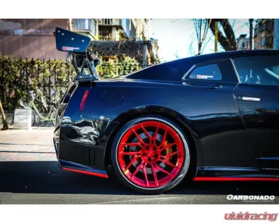 CARBONADO Carbonado CFRP VTX Style Trunk Spoiler for Nissan GTR R35 2008-2021 - CF3503VTX.W