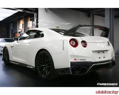 Carbonado Carbonado DryCF WI Style Trunk Spoiler for Nissan GTR R35 2008-2021 - DRYCF3503WI.W