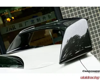 Carbonado Carbonado DryCF WI Style Trunk Spoiler for Nissan GTR R35 2008-2021 - DRYCF3503WI.W