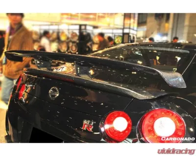 Carbonado Carbonado CFRP VA-II Style Trunk Spoiler for Nissan GTR R35 2008-2020 - CF3505VRS-2.W