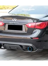 Carbonado CFRP DP Style Trunk Spoiler for Infiniti Q50 Sedan 2014-2017                                     - CF3506DP-TS - Image 11