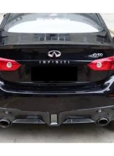 Carbonado CFRP DP Style Trunk Spoiler for Infiniti Q50 Sedan 2014-2017                                     - CF3506DP-TS - Image 12