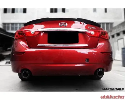 Carbonado CFRP RW Style Trunk Spoiler for Infiniti Q50 Sedan 2014-2017 - CF3506RW.TS