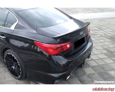 Carbonado CFRP SN Style Trunk Spoiler for Infiniti Q50 Sedan 2014-2017 - CF3506SN.TS