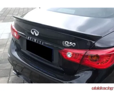 Carbonado CFRP SN Style Trunk Spoiler for Infiniti Q50 Sedan 2014-2017 - CF3506SN.TS