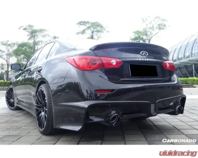 Carbonado CFRP SN Style Trunk Spoiler for Infiniti Q50 Sedan 2014-2017 - CF3506SN.TS