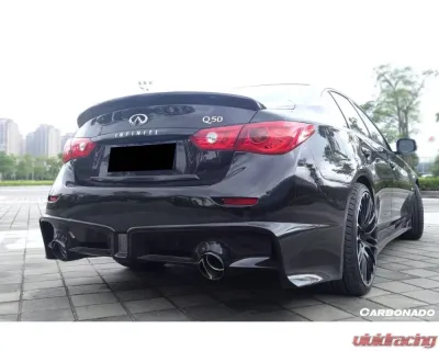 Carbonado CFRP SN Style Trunk Spoiler for Infiniti Q50 Sedan 2014-2017 - CF3506SN.TS