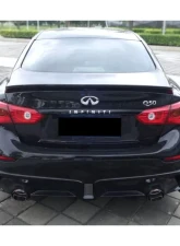 Carbonado CFRP SN Style Trunk Spoiler for Infiniti Q50 Sedan 2014-2017                                     - CF3506SN.TS - Image 10