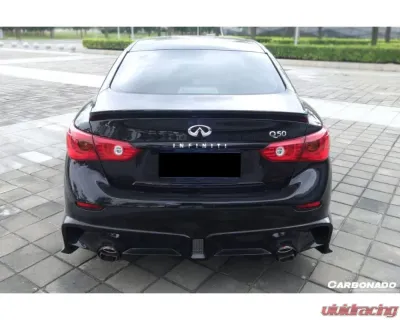 Carbonado CFRP SN Style Trunk Spoiler for Infiniti Q50 Sedan 2014-2017 - CF3506SN.TS