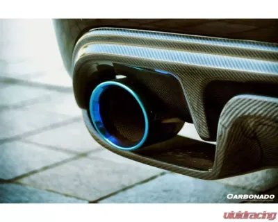 Carbonado CFRP VE Style Rear Lip & Diffuser Infiniti Q50 Sedan 2014-2017 - CF3506VRD-2.RD