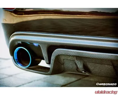 Carbonado CFRP VE Style Rear Lip & Diffuser Infiniti Q50 Sedan 2014-2017 - CF3506VRD-2.RD