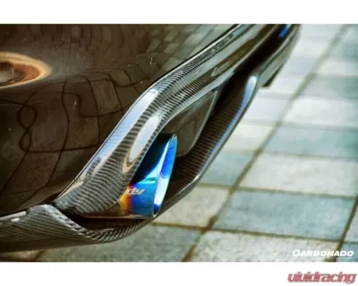 Carbonado CFRP VE Style Rear Lip & Diffuser Infiniti Q50 Sedan 2014-2017 - CF3506VRD-2.RD