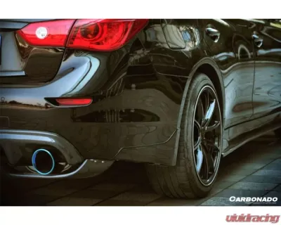 Carbonado CFRP VE Style Rear Lip & Diffuser Infiniti Q50 Sedan 2014-2017 - CF3506VRD-2.RD