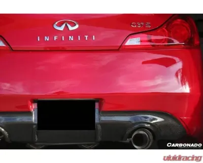 Carbonado FGCF DTM-II Style Rear Lip Infiniti G37S Coupe 2008-2015 - FGCF3701DTM2.L