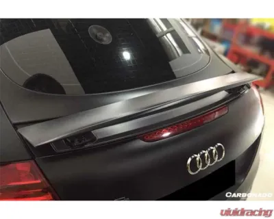 Carbonado Carbon Fiber Reinforced Plastic BS Style Spoiler for Audi TT/TTS 2006-2014 - CF3803BS.TS