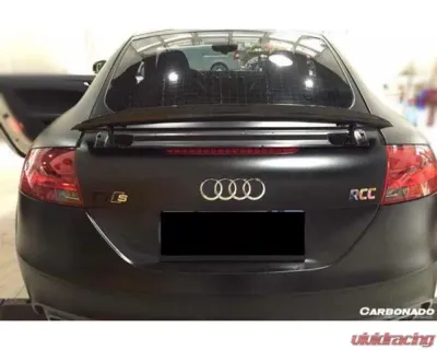 Carbonado Carbon Fiber Reinforced Plastic BS Style Spoiler for Audi TT/TTS 2006-2014 - CF3803BS.TS