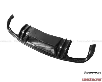 Carbonado CFRP DM Style Rear Lip Audi A5 Sline S5 Sedan 2009-2015 - CF3805DTM-4DR.L