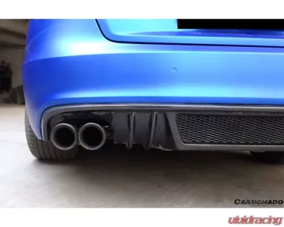 Carbonado CFRP DM Style Rear Lip Audi A5 Sline S5 Sedan 2009-2015 - CF3805DTM-4DR.L