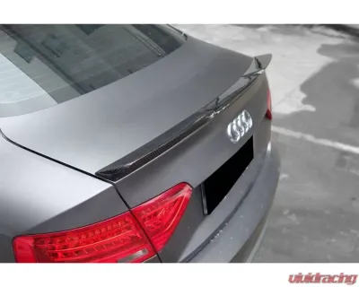 Carbonado CFRP RW Style Trunk Spoiler for Audi A5 Sline S5 Sedan 2009-2015 - CF3805RW.TS