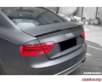 Carbonado CFRP RW Style Trunk Spoiler for Audi A5 Sline S5 Sedan 2009-2015 - CF3805RW.TS
