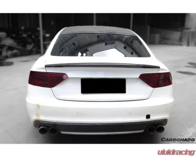 Carbonado CFRP Sport Style Trunk Spoiler for Audi A5 Coupe 2009-2015 - CF3805S.TS